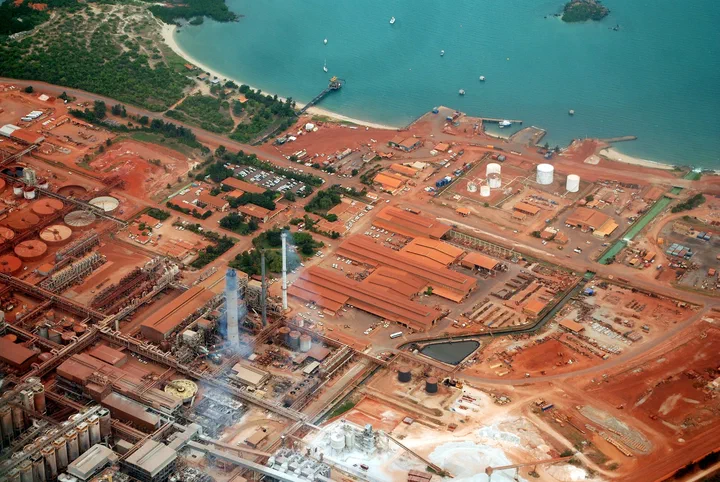 Rio Tinto Gove refinery operations